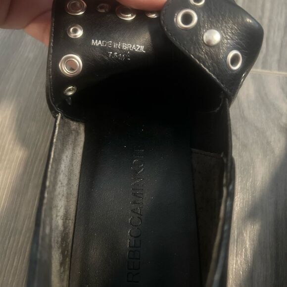 Rebecca Minkoff Black Leather Boots - Picture 5 of 8